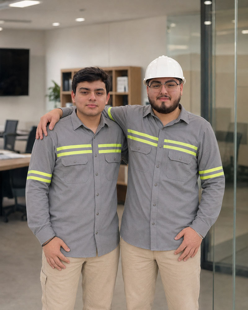 Técnicos de SERVINSA en las oficinas de la empresa